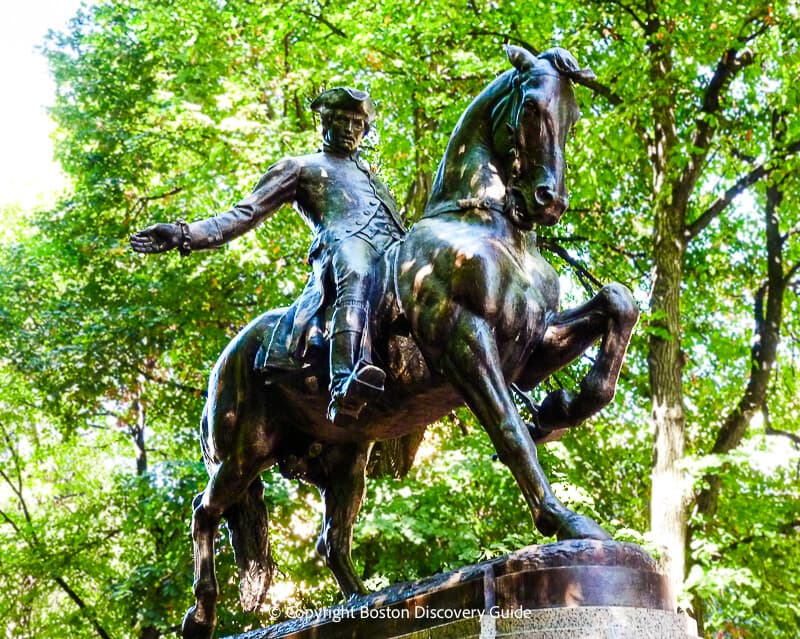 Cyrus Dallin's sculpture of Paul Revere in Boston's North End Cyrus Dallin's sculpture of Paul Revere in Boston's North End