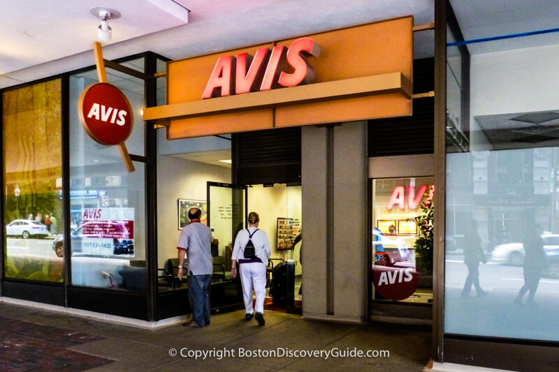 Avis car rentals - Boston Avis car rentals - Boston
