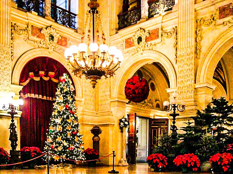 Newport Mansion decorated for Christmas season Newport Mansion decorated for Christmas season